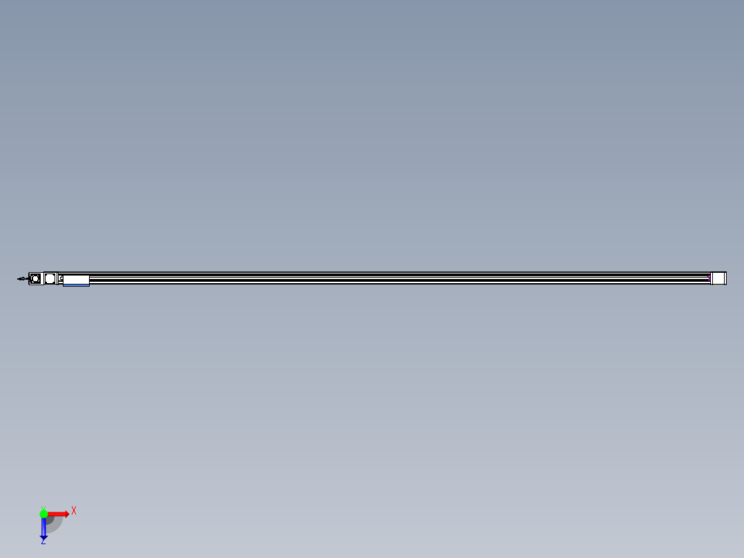 威洛博LB.GB同步带传动--欧规系列GB8-L96-S4150-BL-P40俯视图