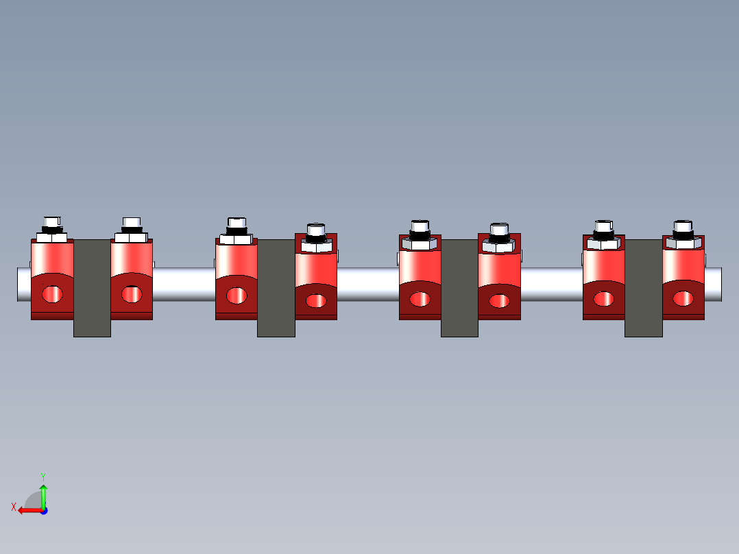 发动机头后视图