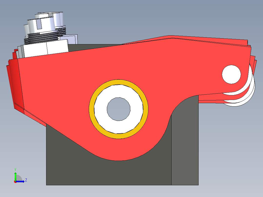 发动机头左视图