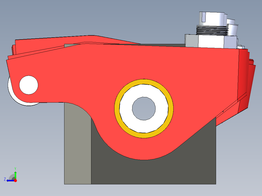 发动机头右视图