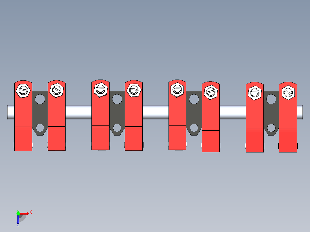 发动机头俯视图