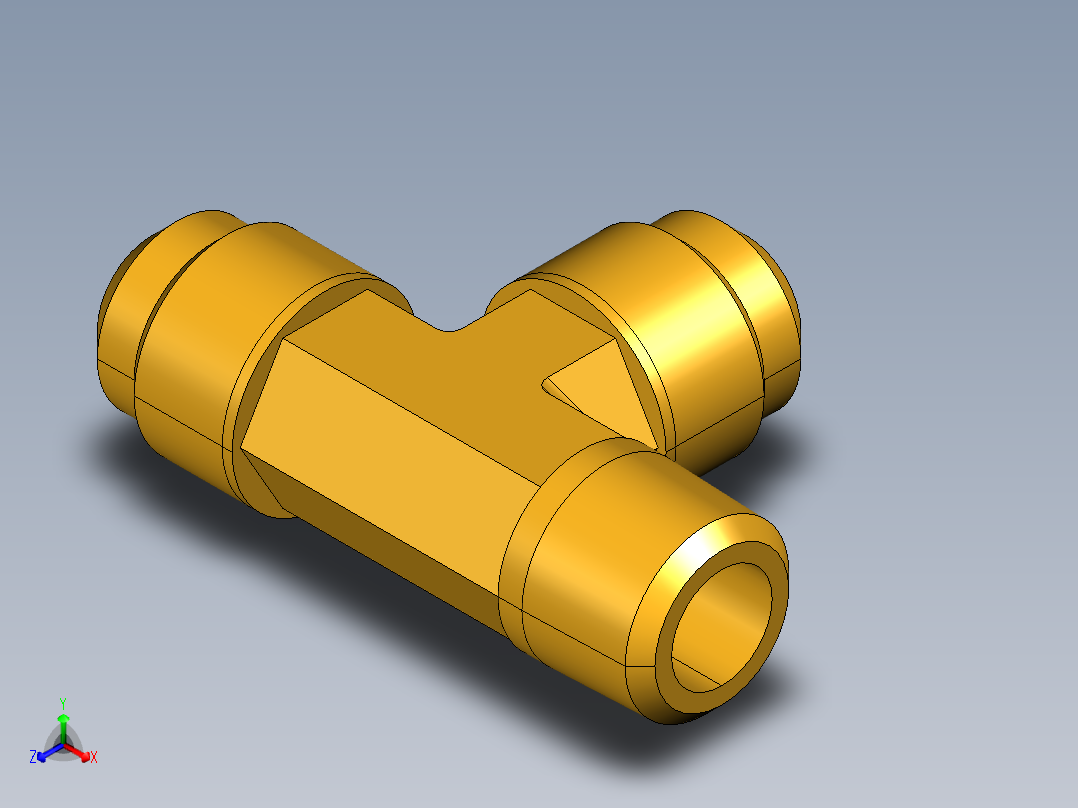 扩口式工业通用硬管接头Male Run Tee 151F-8-6