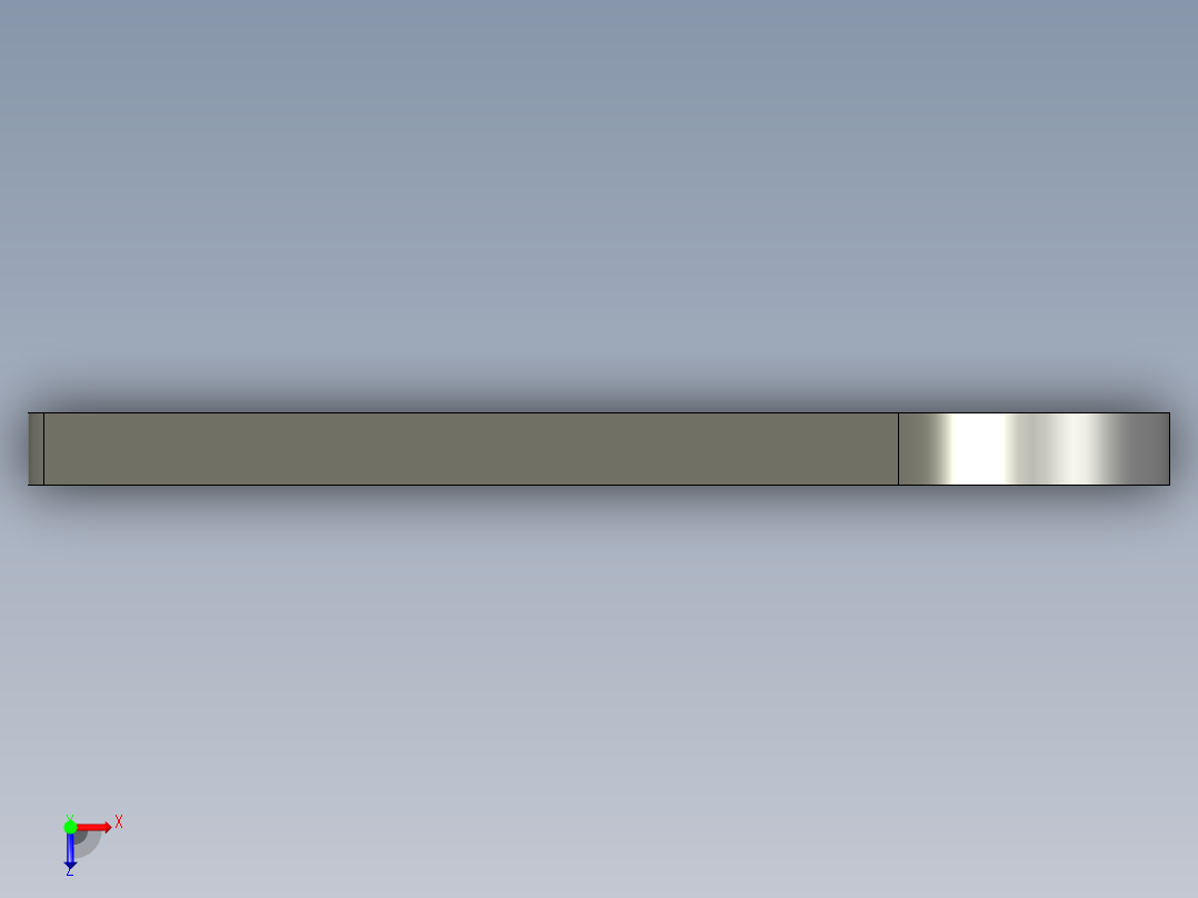 基恩士LV-H300bracket2_kc图纸模型俯视图