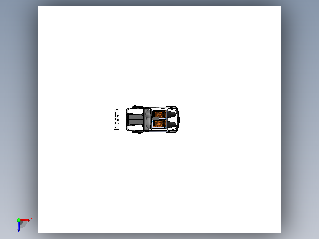 汽车车身 (55)俯视图