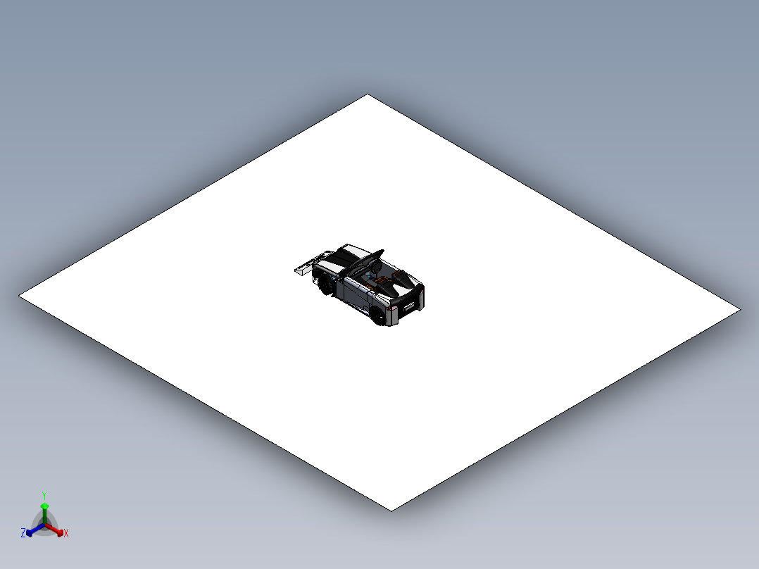 汽车车身 (55)正等轴测图