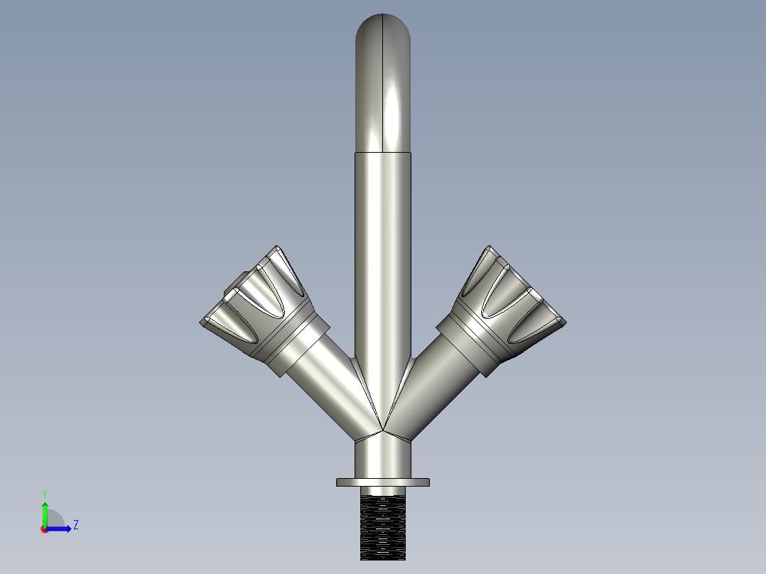 基琴水槽水龙头左视图