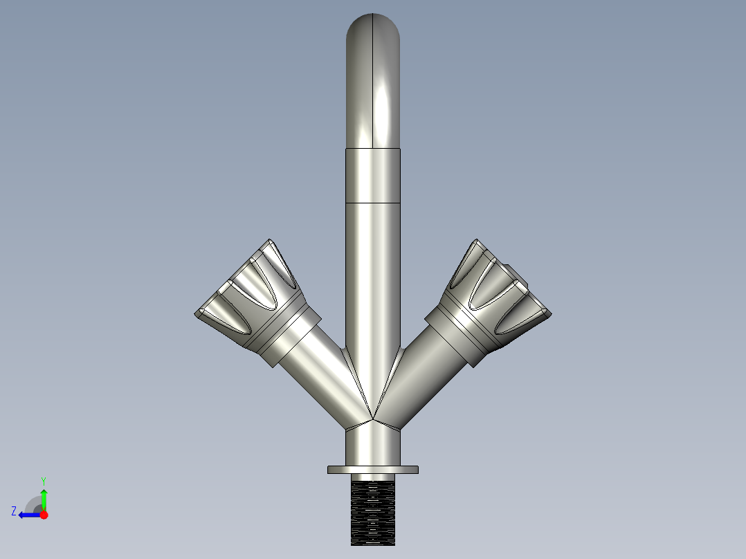 基琴水槽水龙头右视图