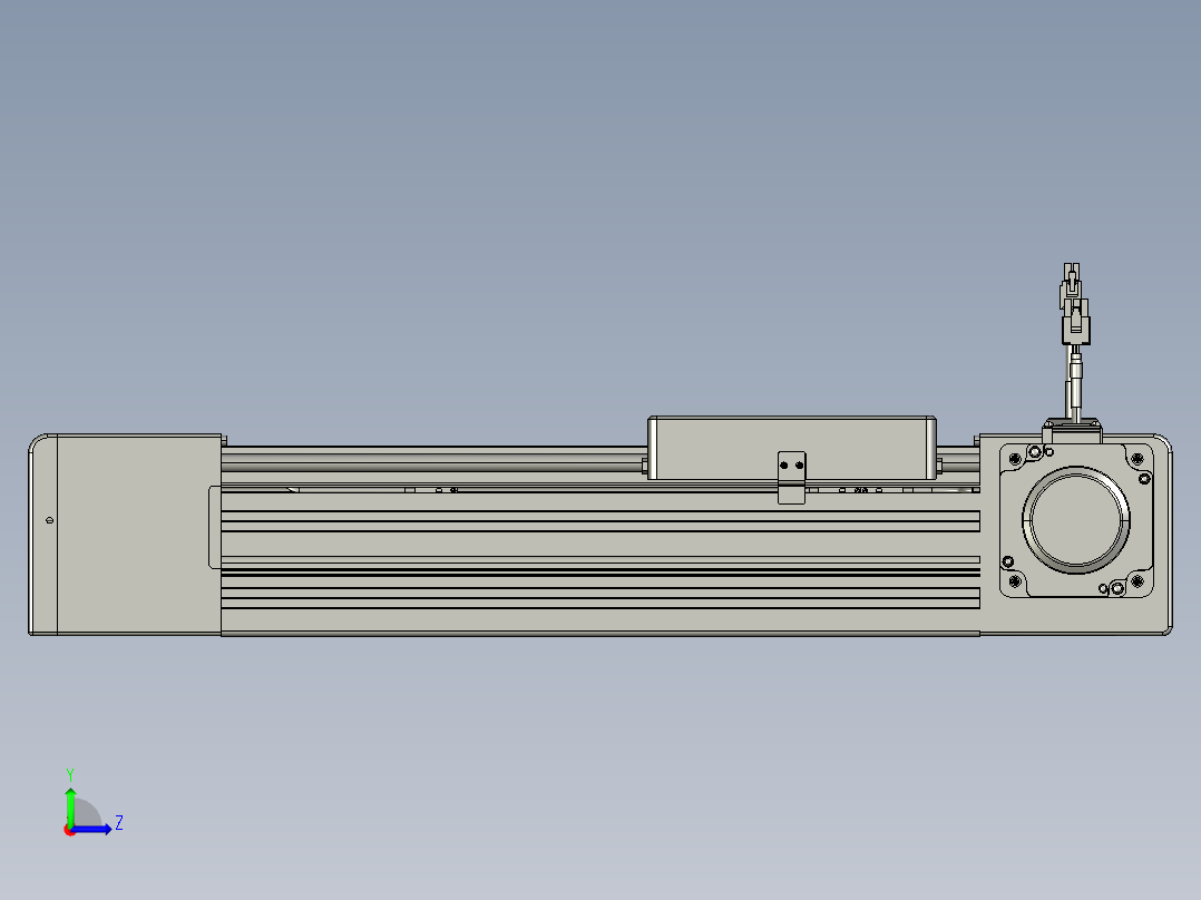 威洛博直线电机模组EB8-L200-S200-R-P75-MS3左视图