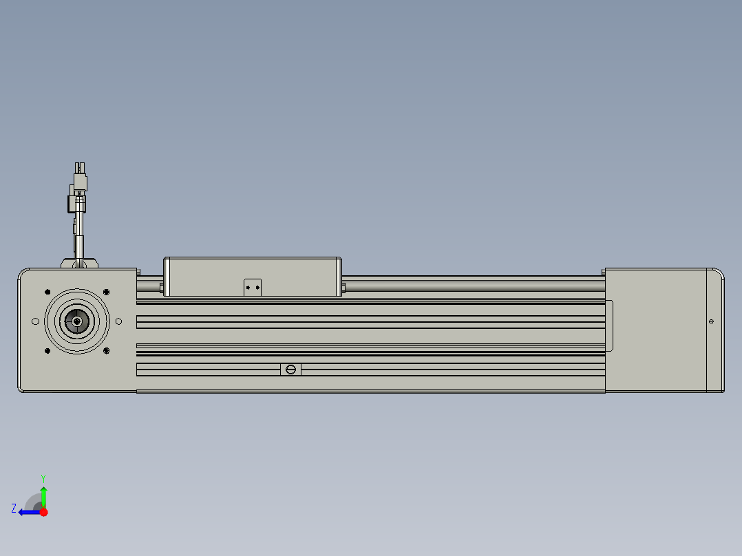 威洛博直线电机模组EB8-L200-S200-R-P75-MS3右视图