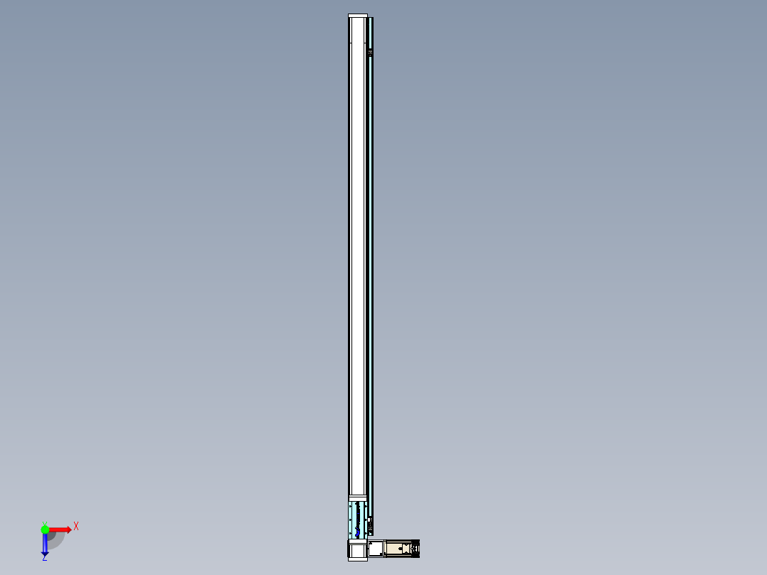 欧规系列-LB6A-L130-S1550-BL-ZP40-C3俯视图