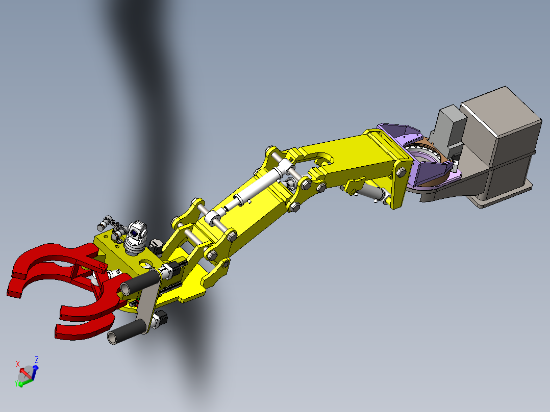 液压机械臂设计三维SW模型1248298==80