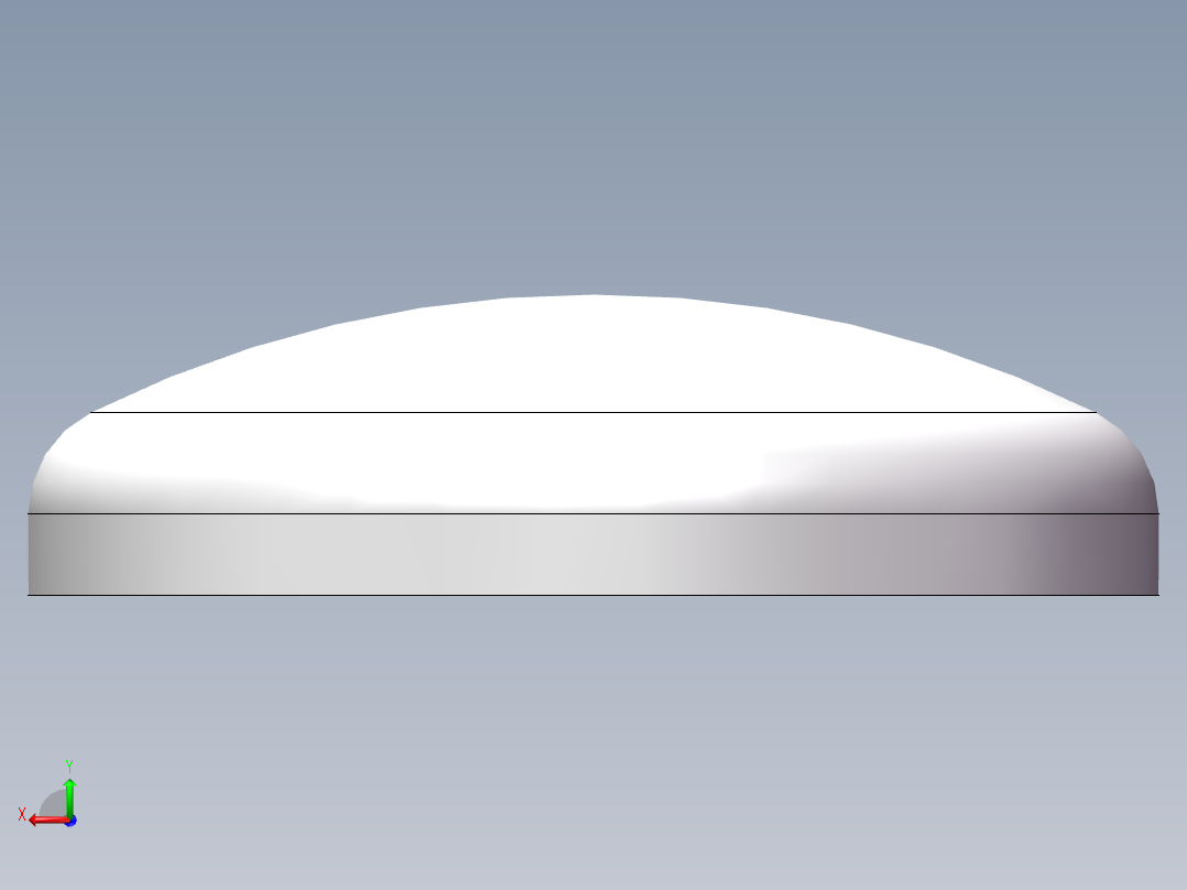 THB碟形封头DN350后视图
