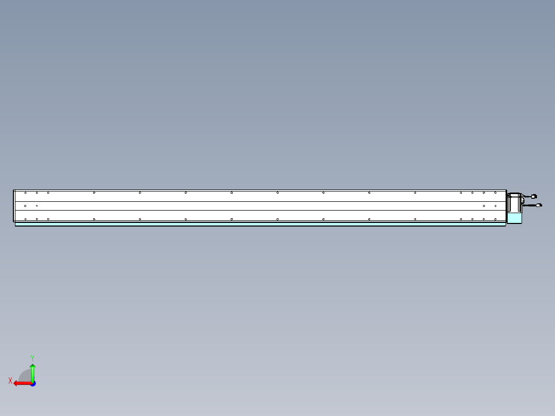 威洛博VBC同步带传动一无尘环境VBC14-L45-S1850-BLD-ZP40-C3后视图