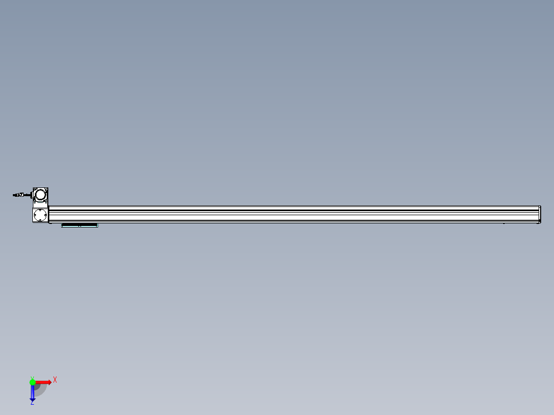 威洛博VBC同步带传动一无尘环境VBC14-L45-S1850-BLD-ZP40-C3俯视图