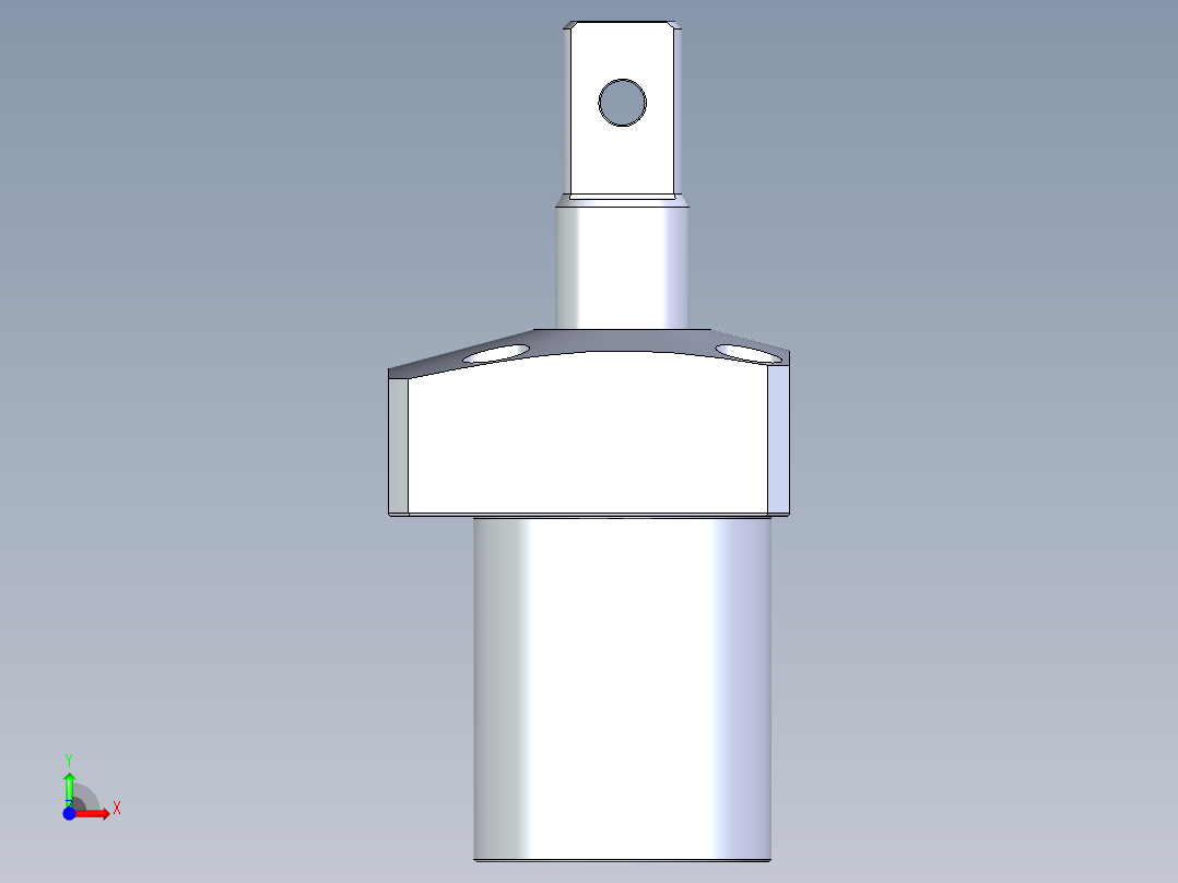 KOSMEKLHA0400-Sx-P_R02多系列多零件图纸模型前视图