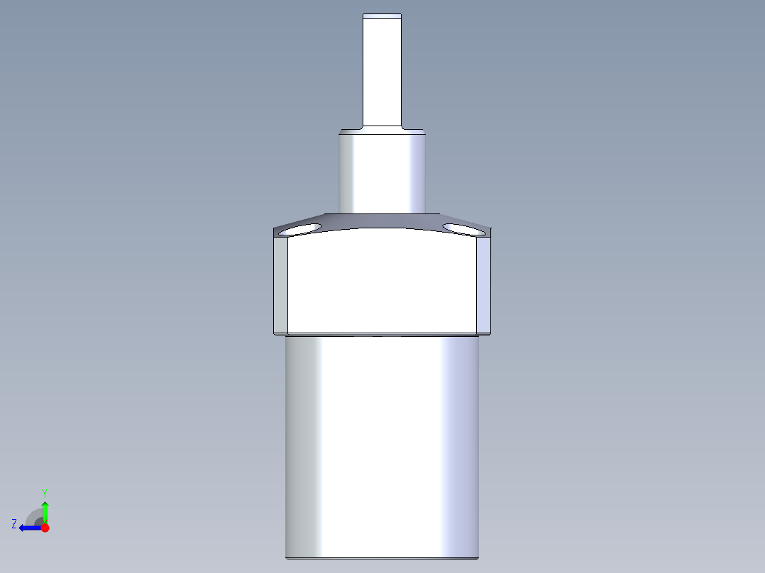 KOSMEKLHA0400-Sx-P_R02多系列多零件图纸模型右视图
