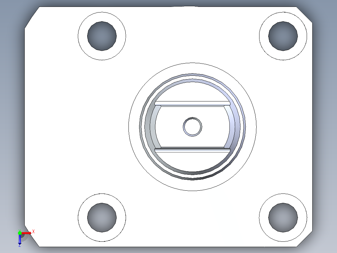 KOSMEKLHA0400-Sx-P_R02多系列多零件图纸模型俯视图