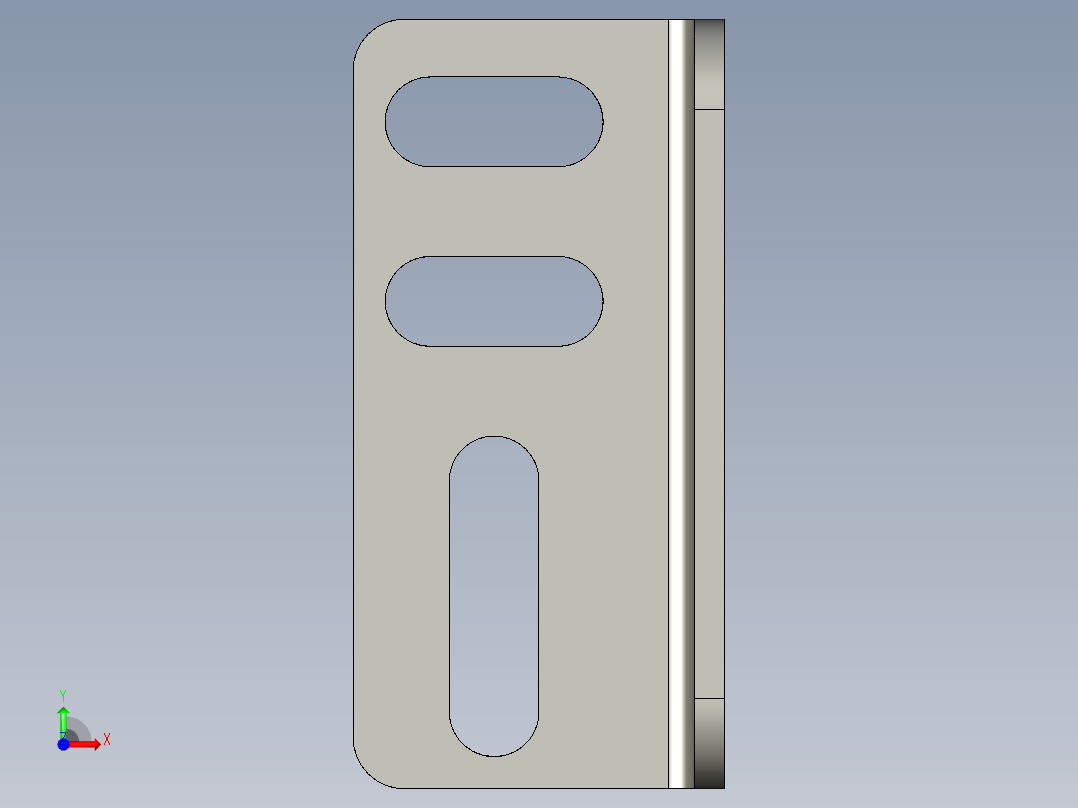 基恩士PZ2-42_bracket1_kc图纸模型前视图