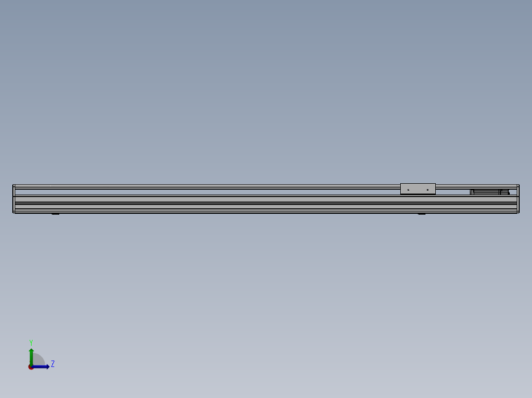 精密模组MY130-T10-950L-M-P20B-C4-C左视图