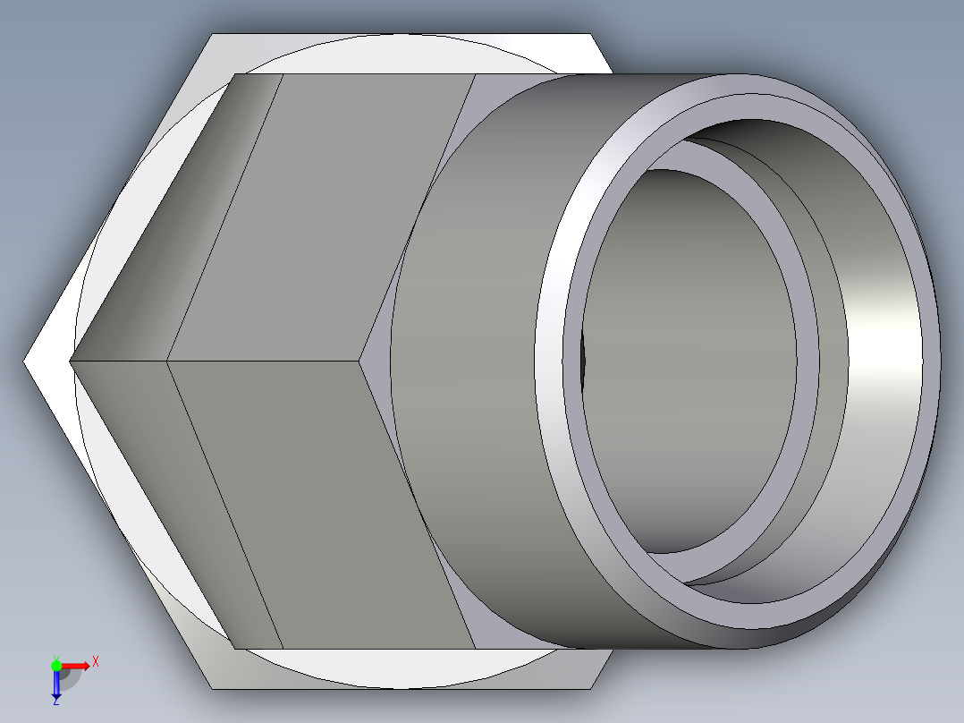 卡套式工业通用硬管接头EO_Adjustable_locknut_45_deg_elbow_VEE28LMOROMDCF俯视图