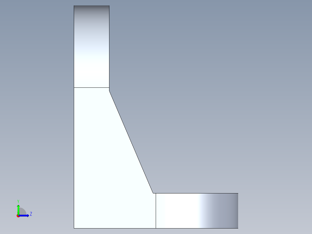 型材-BR 8 OR 10 SLOT TILTING BRACKET KJN515547左视图
