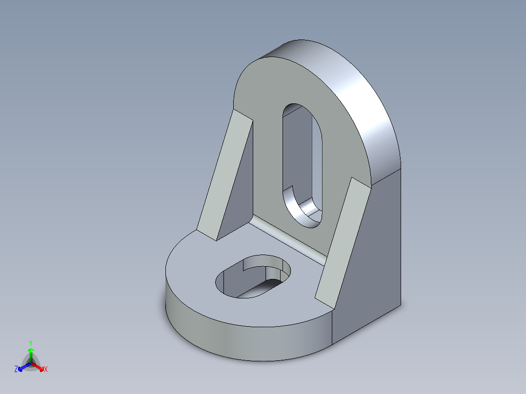 型材-BR 8 OR 10 SLOT TILTING BRACKET KJN515547正等轴测图