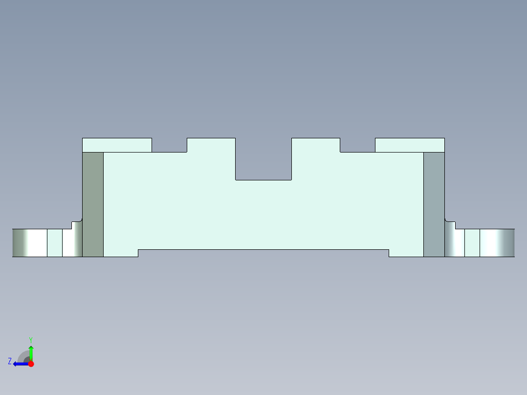 发动机模型右视图