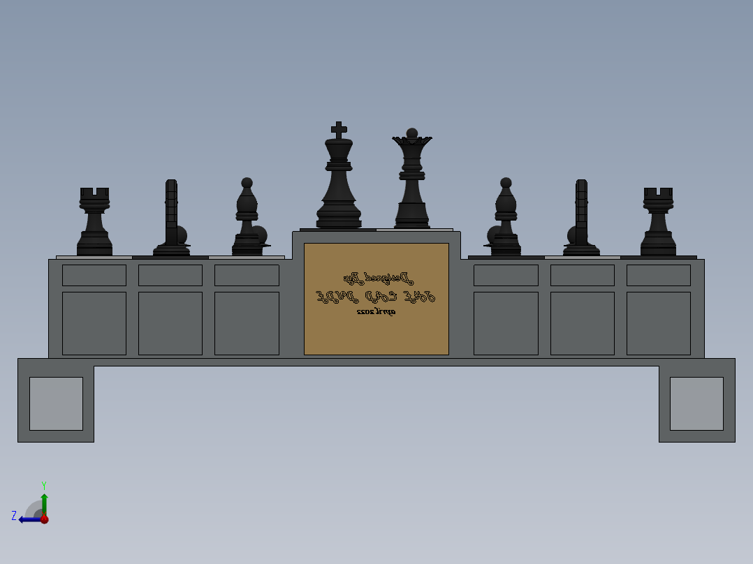 国际象棋-优雅的设计右视图