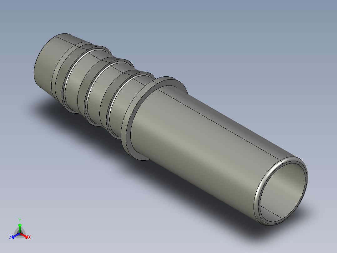软管与硬管连接用工业通用接头0122_12_10正等轴测图