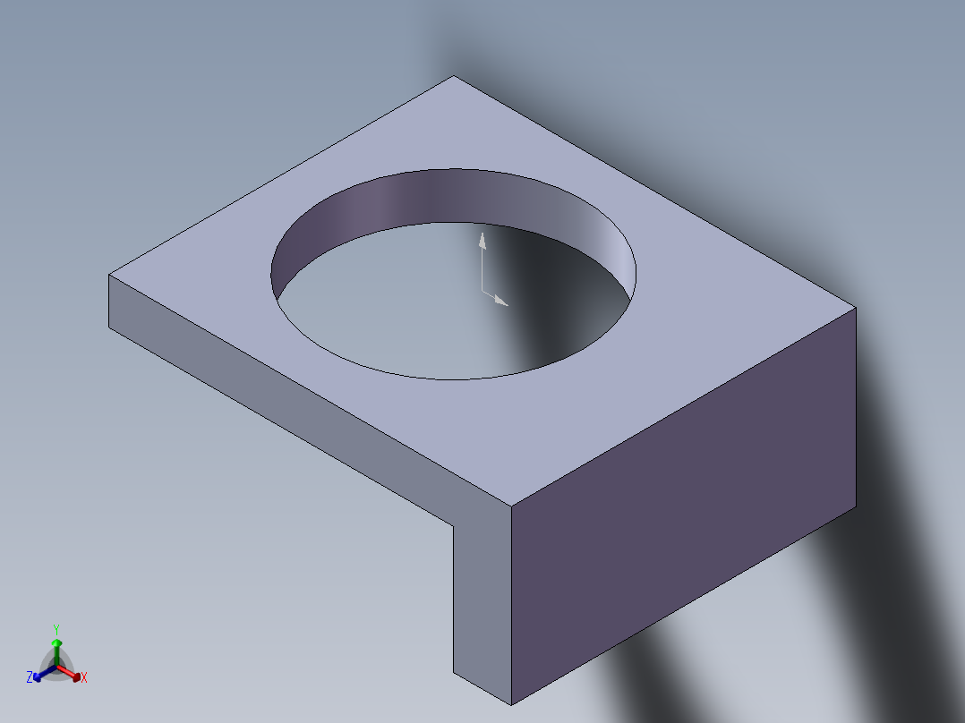 S33 电机座正等轴测图
