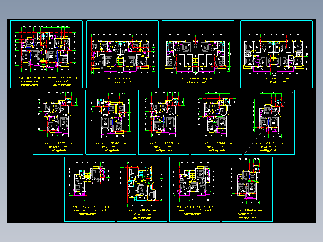 比较实用的户型平面