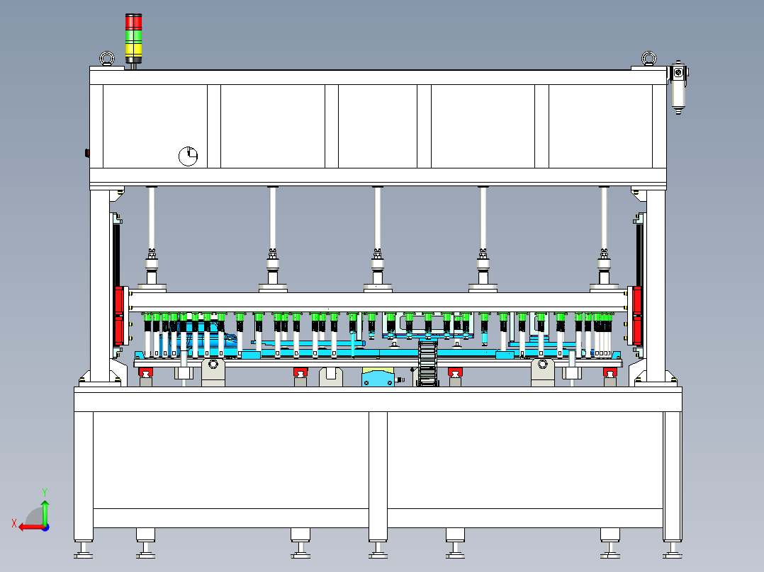 新能源电池包气密性检测stp后视图
