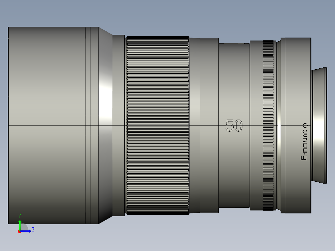 电影镜头变形左视图