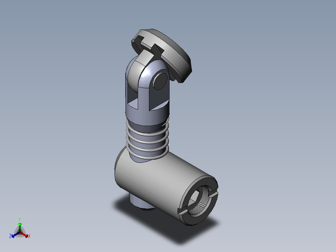 铝型材及其附件3.11.40.04正等轴测图