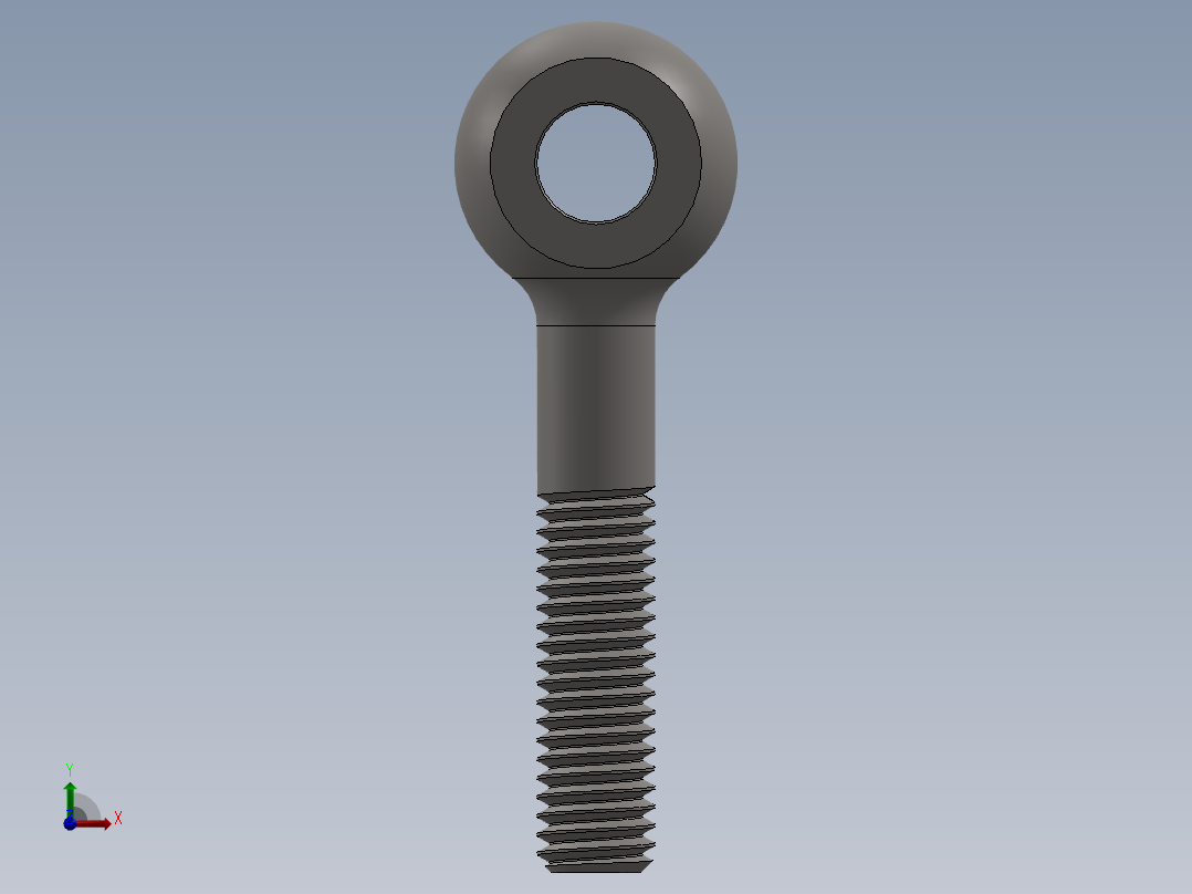 吊环螺栓M5-M36前视图