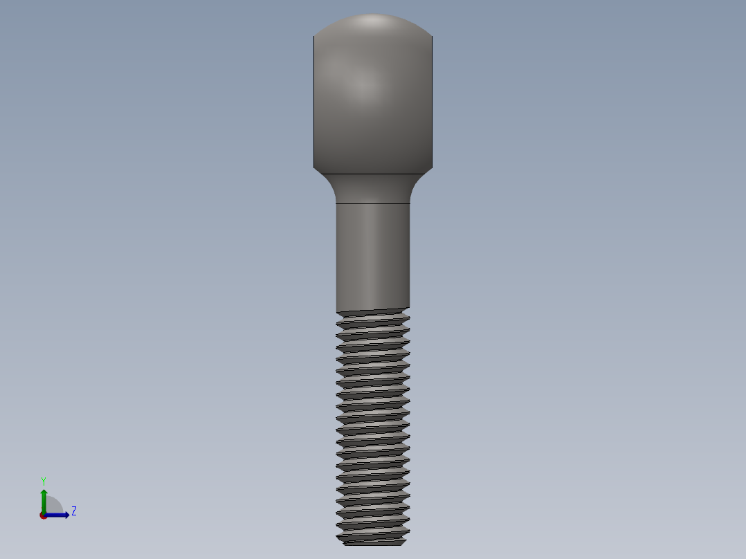 吊环螺栓M5-M36左视图