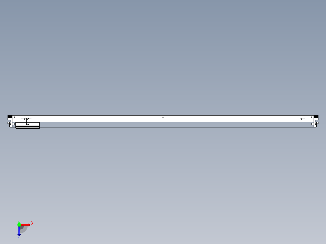 威洛博VL系列3d模型模组VL22H2Y-S2050俯视图