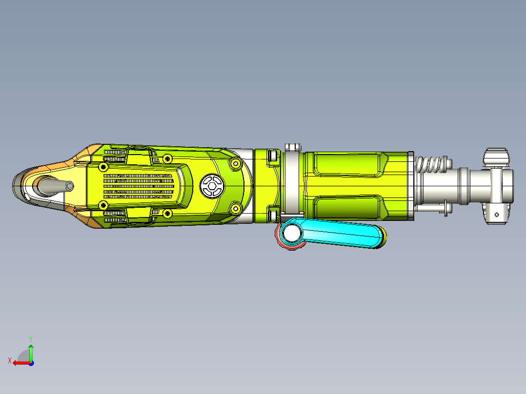 重型大电镐后视图