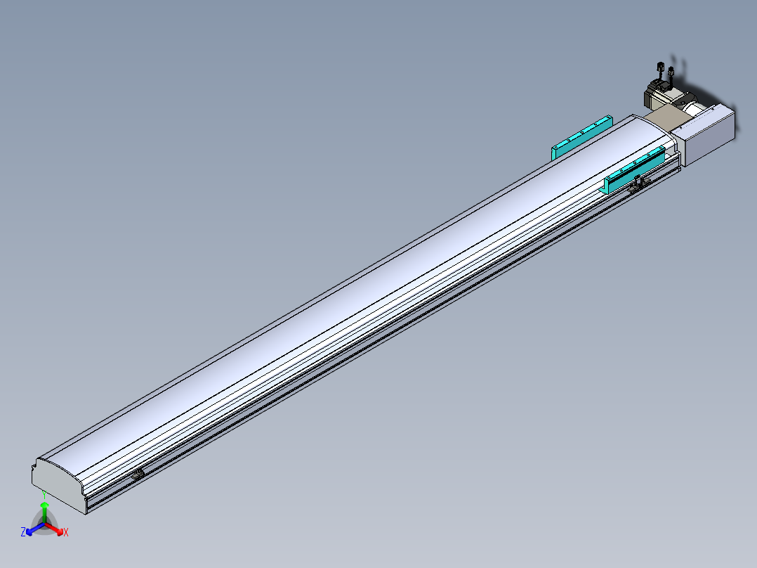 同步带滑台-半封闭B22H-L100-C-S2000-R-P75-D3-N5