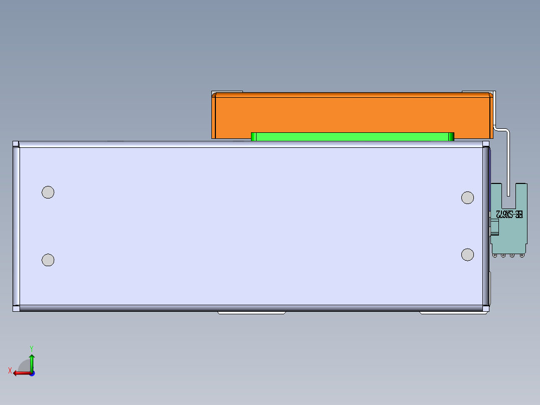 MCH丝杆全封闭MCH12-BR-200W后视图
