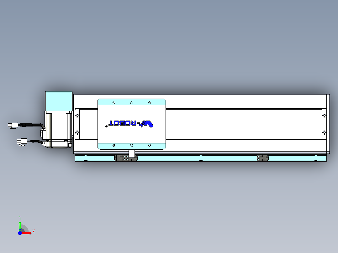 威洛博VBC同步带传动一无尘环境VBC14-L45-S300-BRU-ZP40-C3前视图