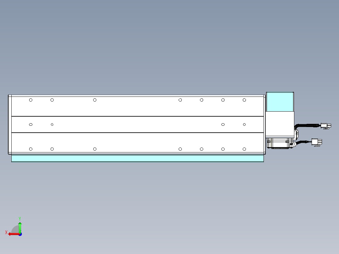 威洛博VBC同步带传动一无尘环境VBC14-L45-S300-BRU-ZP40-C3后视图