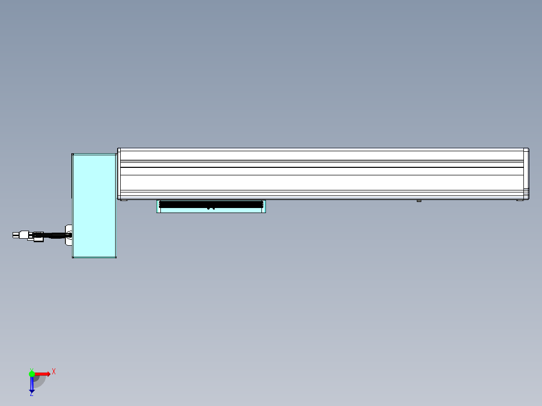 威洛博VBC同步带传动一无尘环境VBC14-L45-S300-BRU-ZP40-C3俯视图