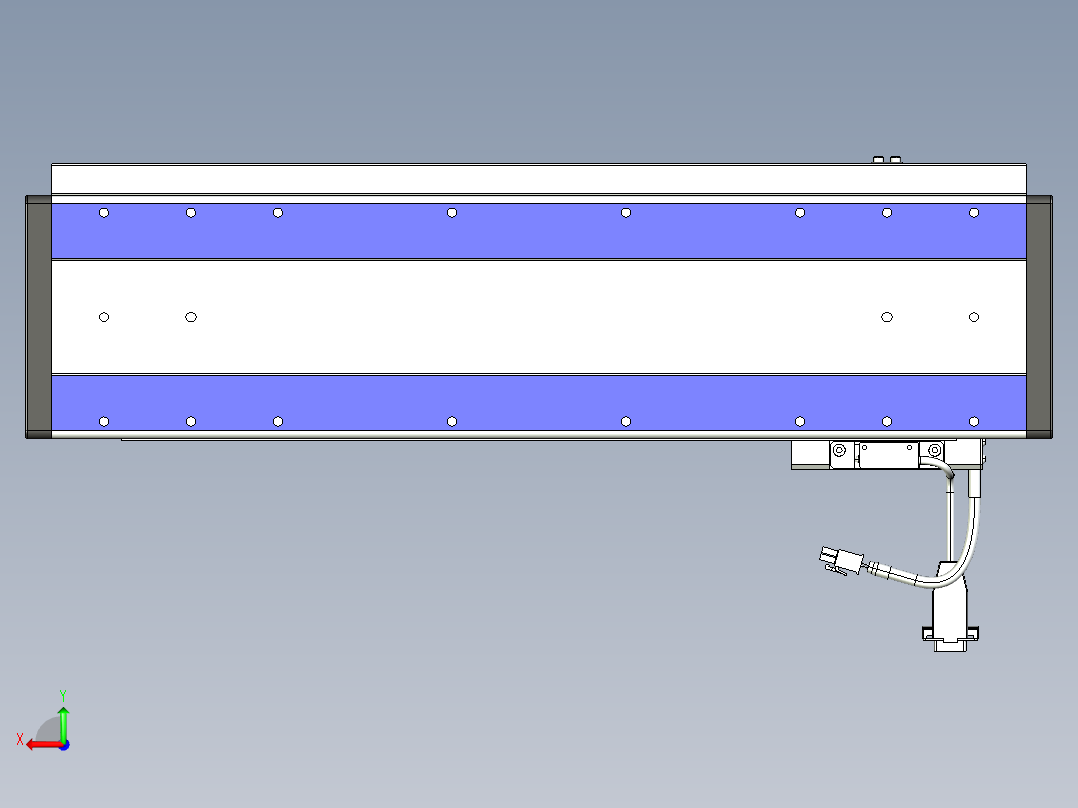 威洛博VL系列直线电机模组-VL14S1-S400后视图