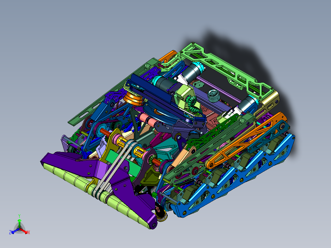 训练用寻球拾球追踪小车