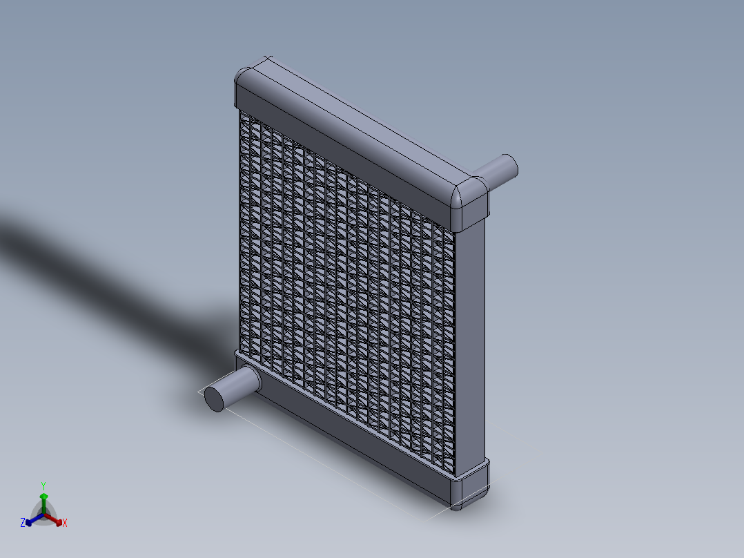换热器正等轴测图