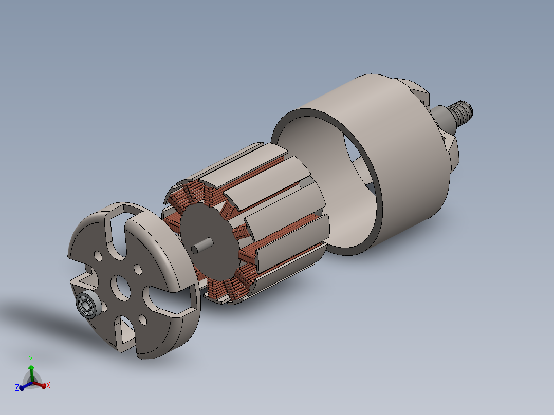 大疆<span style='color: red'>无人机</span>用驱动电机三维模型