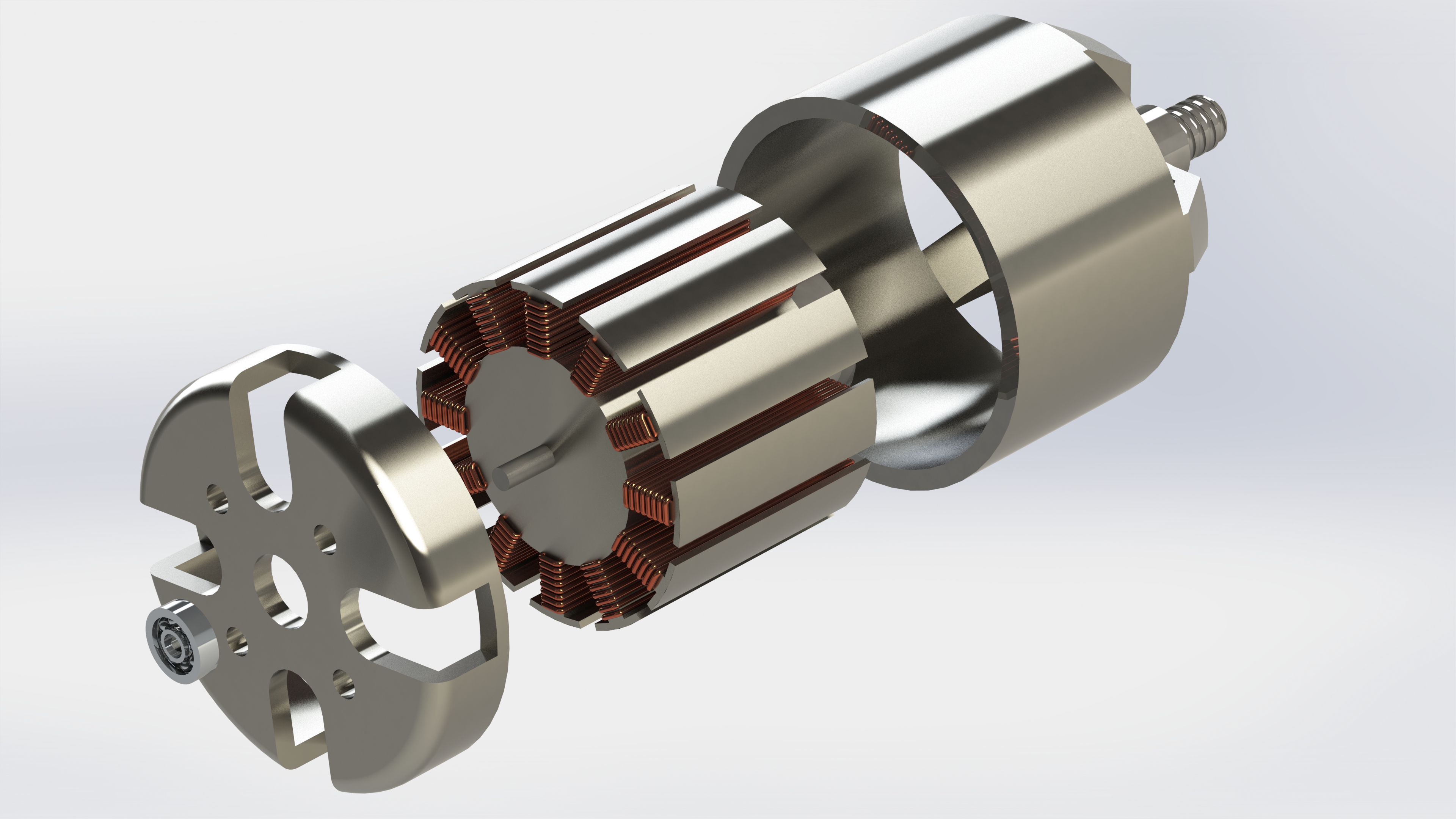 大疆无人机用驱动电机三维模型