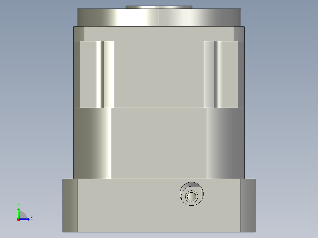 斜齿孔PGH115-L1 24-110-145-M8 .STEP左视图