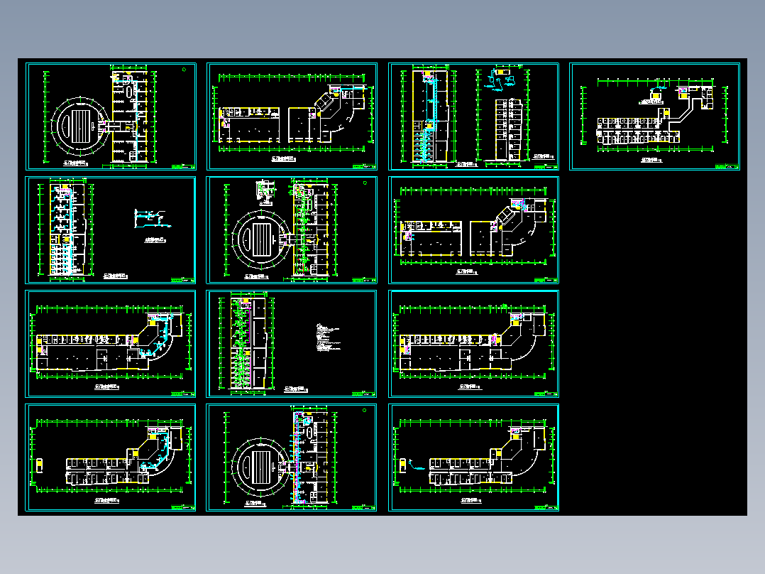 某物业管理中心空调通风施工图
